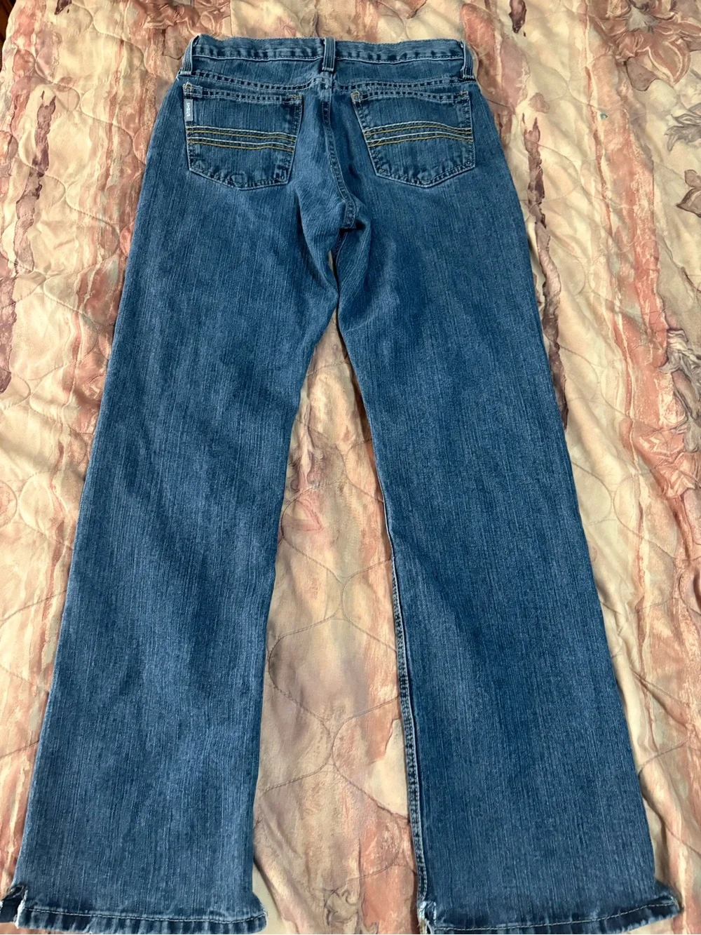 Mens blue denim cinch jeans 28x30 used